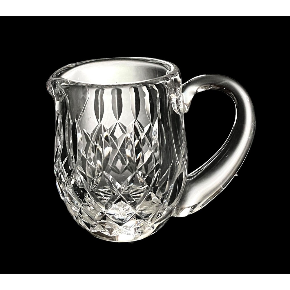 Waterford Crystal Lismore 2 oz Mini‎ Creamer Signed Excellent